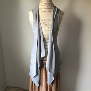 Light Gray Vest/Shrug/Cardigan